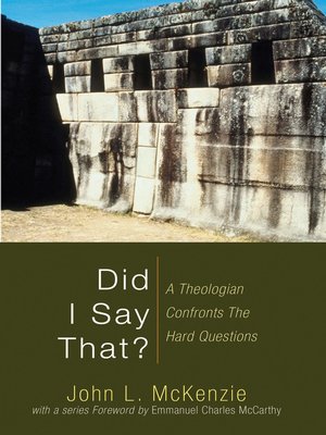 cover image of Did I Say That?